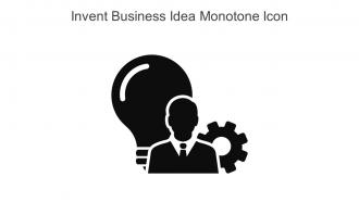 Invent Business Idea Monotone Icon In Powerpoint Pptx Png And Editable Eps Format