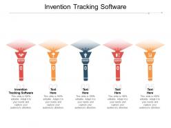 Invention tracking software ppt powerpoint presentation portfolio cpb