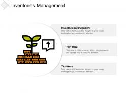 Inventories management ppt powerpoint presentation infographic template show cpb