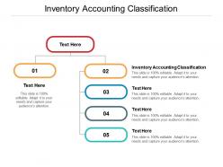 Inventory accounting classification ppt powerpoint presentation show themes cpb