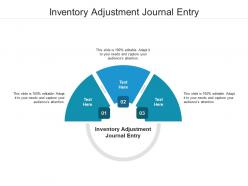 Inventory adjustment journal entry ppt powerpoint presentation professional inspiration cpb