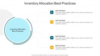 Inventory Allocation Best Practices In Powerpoint And Google Slides Cpb