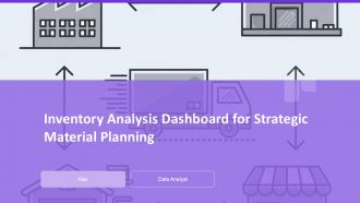 Inventory Analysis Dashboard For Strategic Material Planning PPT Mockup AT