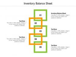 Inventory balance sheet ppt powerpoint presentation infographic template brochure cpb