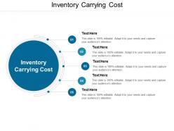 Inventory carrying cost ppt powerpoint presentation pictures guidelines cpb