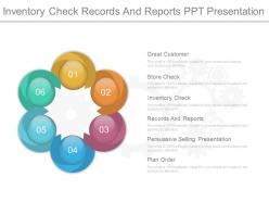 Inventory check records and reports ppt presentation