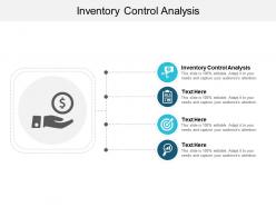 Inventory control analysis ppt powerpoint presentation icon design ideas cpb