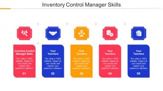Inventory Control Manager Skills Ppt Powerpoint Presentation Infographic Template Inspiration Cpb