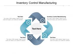 Inventory control manufacturing ppt powerpoint presentation icon skills cpb