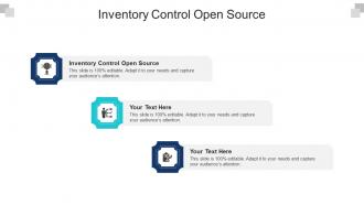 Inventory Control Open Source Ppt Powerpoint Presentation Layouts Infographics Cpb
