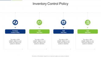 Inventory Control Policy In Powerpoint And Google Slides Cpb