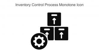 Inventory Control Process Monotone Icon In Powerpoint Pptx Png And Editable Eps Format