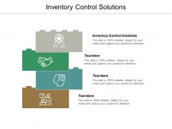Inventory control solutions ppt powerpoint presentation infographic template show cpb
