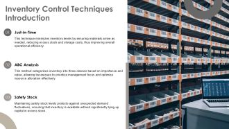 Inventory Control Techniques Inbound Logistics Process PPT Outline AT Aesthatic Appealing