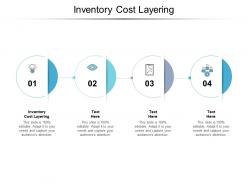 Inventory cost layering ppt powerpoint presentation file example file cpb