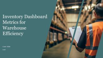 Inventory Dashboard Metrics For Warehouse Efficiency PPT PowerPoint AT