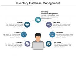 Inventory database management ppt powerpoint presentation file master slide cpb