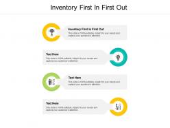Inventory first in first out ppt powerpoint presentation outline themes cpb