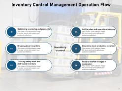 Inventory flow analysing production management planning process customer documents