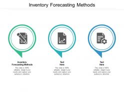 Inventory forecasting methods ppt powerpoint presentation professional cpb