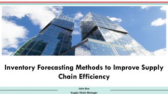 Inventory Forecasting Methods To Improve Supply Chain Efficiency PPT Mockup AT