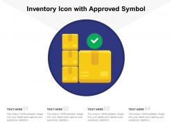 Inventory Icon With Approved Symbol