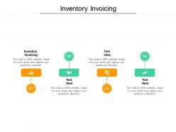 Inventory invoicing ppt powerpoint presentation gallery aids cpb