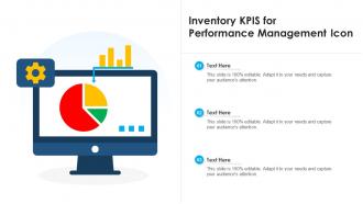 Inventory kpis for performance management icon