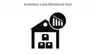 Inventory Loss Monotone Icon In Powerpoint Pptx Png And Editable Eps Format