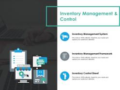 Inventory Management And Control Ppt Styles Slide Portrait