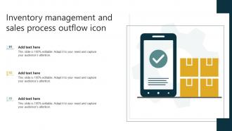 Inventory Management And Sales Process Outflow Icon