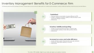 Inventory Management Benefits For E Commerce Firm