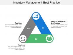Inventory management best practice ppt powerpoint presentation deck cpb