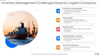 Inventory management challenges faced by logistics company