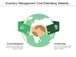 Inventory management cost estimating material handling project scheduling