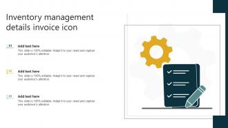 Inventory Management Details Invoice Icon