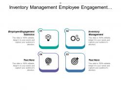 Inventory management employee engagement statistics investment analysis business development cpb