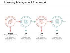 Inventory management framework ppt powerpoint presentation styles guidelines cpb