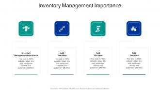 Inventory Management Importance In Powerpoint And Google Slides Cpb