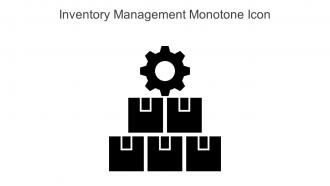 Inventory Management Monotone Icon In Powerpoint Pptx Png And Editable Eps Format