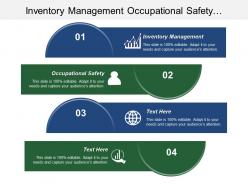 Inventory management occupational safety marketing infographics marketing management cpb