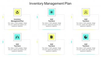 Inventory Management Plan In Powerpoint And Google Slides Cpb