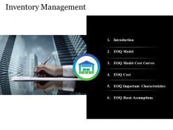 Inventory Management PowerPoint Slide Deck Template