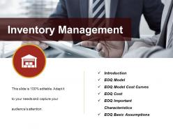 Inventory management powerpoint slide design ideas