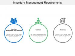 Inventory management requirements ppt powerpoint presentation inspiration infographic template cpb