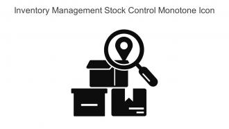 Inventory Management Stock Control Monotone Icon In Powerpoint Pptx Png And Editable Eps Format