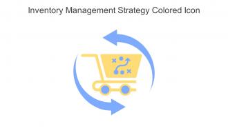 Inventory Management Strategy Colored Icon In Powerpoint Pptx Png And Editable Eps Format