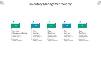 Inventory management supply ppt powerpoint presentation ideas cpb