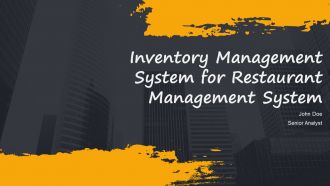 Inventory Management System For Restaurant Management System PPT PowerPoint AT Inventory Management System For Restaurant Management System PPT PowerPoint AT