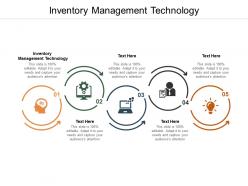 Inventory management technology ppt powerpoint presentation outline cpb